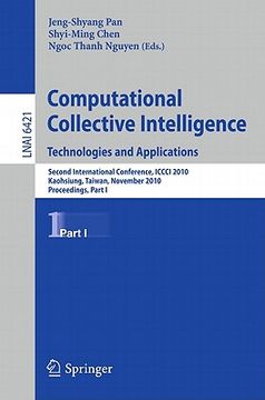 portada computational collective intelligence: technologies and applications: second international conference, iccci 2010, kaohsiung, taiwan, november 10-12, (en Inglés)