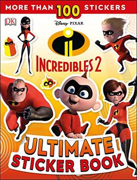 portada Ultimate Sticker Book: Disney Pixar: The Incredibles 2 (en Inglés)