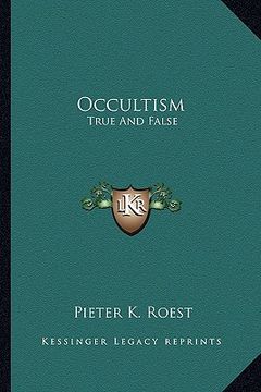 portada occultism: true and false (en Inglés)
