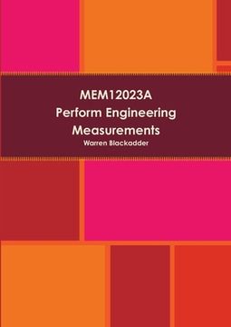 portada MEM12023A Perform engineering measurements (en Inglés)