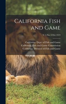 portada California Fish and Game; v. 5 no. 4 Oct 1919
