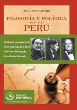 portada Filosofia y Politica en el Peru. Estudio del pe