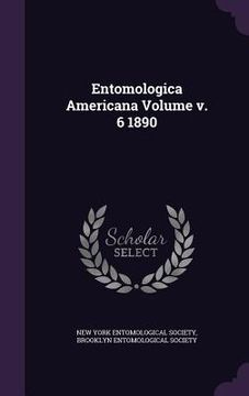 portada Entomologica Americana Volume v. 6 1890 (en Inglés)