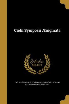 portada Cælii Symposii Ænigmata (en Italiano)