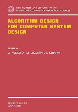 portada algorithm design for computer system design (in English)