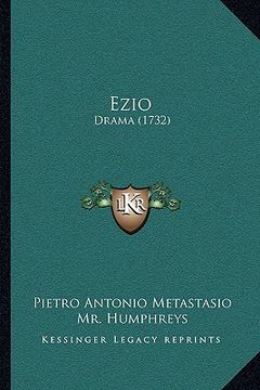 portada ezio ezio: drama (1732) (in English)
