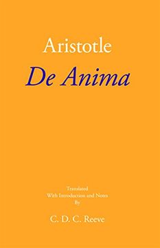 portada De Anima (The new Hackett Aristotle) (en Inglés)