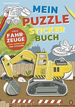 portada Mein Bunter Puzzle-Sticker-Spaß - Fahrzeuge (Die Mein-Bunter-Puzzle-Sticker-Spaß-Reihe, Band 1) (in German)
