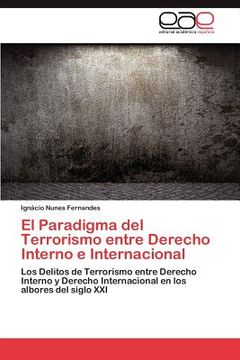 portada el paradigma del terrorismo entre derecho interno e internacional (en Inglés)