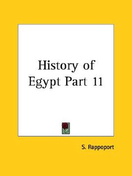 portada history of egypt part 11 (en Inglés)