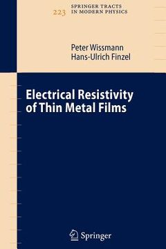 portada electrical resistivity of thin metal films (in English)