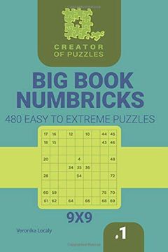 portada Creator of Puzzles - big Book Numbricks 480 Easy to Extreme Puzzles (Volume 1) 