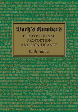 portada Bach's Numbers - 9781107459694 (en Inglés)