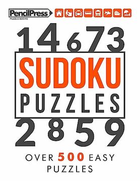 portada Sudoku Puzzles: Over 500 Easy Sudoku Puzzles for Adults (With Answers) (en Inglés)