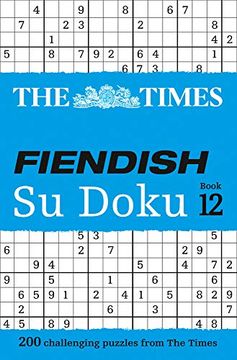 portada The Times Fiendish su Doku Book 12: 200 Challenging su Doku Puzzles (in English)