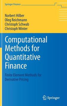 portada computational methods for quantitative finance: finite element methods for derivative pricing (en Inglés)