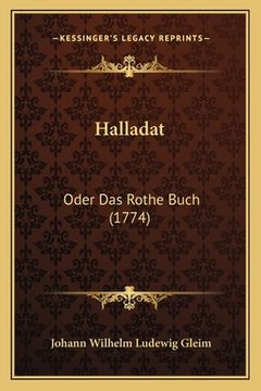 portada Halladat: Oder Das Rothe Buch (1774) (en Alemán)