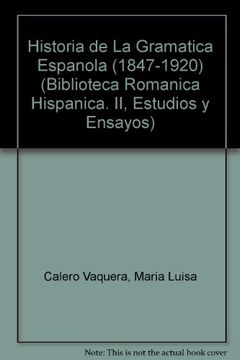 portada historia gramatica española 1847-1920