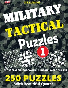 portada MILITARY TACTICAL Puzzles; Vol.1 (en Inglés)