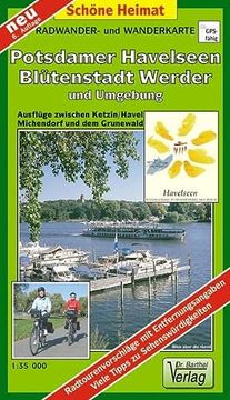 portada Potsdamer Havelseen, Blütenstadt Werder und Umgebung 1: 35 000. Radwander- und Wanderkarte: Ausflüg (in German)