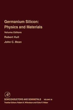 portada germanium silicon: physics and materials (en Inglés)