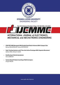 portada International Journal of Electronics, Mechanical and Mechatronics Engineering: Ijemme (in English)