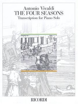 portada vivaldi: the four seasons: transcription for piano solo (in English)