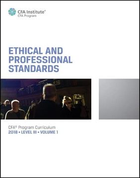 portada Ethical and Professional Standards Level iii Volume 1