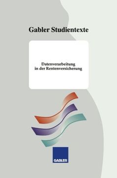 portada Datenverarbeitung in der Rentenversicherung (Gabler-Studientexte) (German Edition)