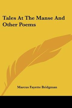 portada tales at the manse and other poems (en Inglés)
