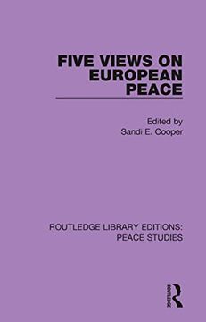 portada Five Views on European Peace (Routledge Library Editions: Peace Studies) (in English)