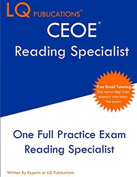 portada Ceoe Reading Specialist: One Full Practice Exam - 2021 Exam Questions - Free Online Tutoring (en Inglés)