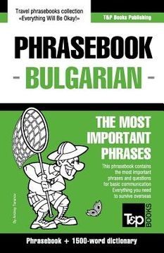 portada English-Bulgarian phrasebook and 1500-word dictionary (en Inglés)