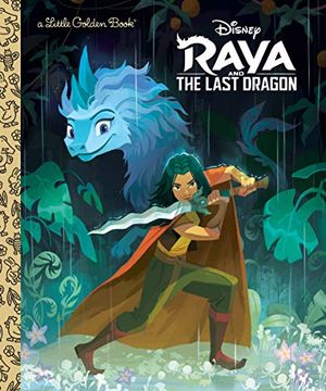 portada Disney Raya & Last Dragon Little Golden Book (en Inglés)