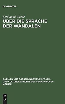 portada Über die Sprache der Wandalen (en Alemán)