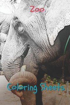 portada Zoo Coloring Sheets: 30 Zoo Drawings, Coloring Sheets Adults Relaxation, Coloring Book for Kids, for Girls, Volume 15 (en Inglés)