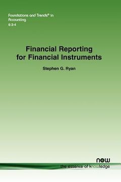 portada financial reporting for financial instruments (en Inglés)