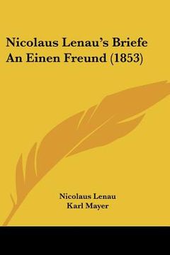 portada nicolaus lenau's briefe an einen freund (1853) (en Inglés)