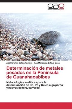 portada Determinación de metales pesados en la Península de Guanahacabibes