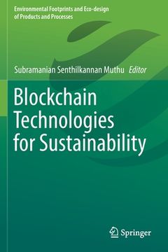 portada Blockchain Technologies for Sustainability (en Inglés)