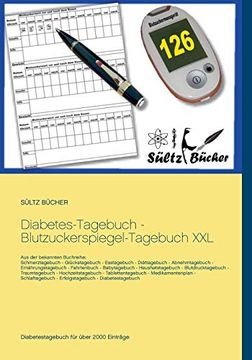 portada Diabetes-Tagebuch - Blutzuckerspiegel-Tagebuch xxl