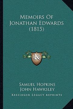 portada memoirs of jonathan edwards (1815) (en Inglés)