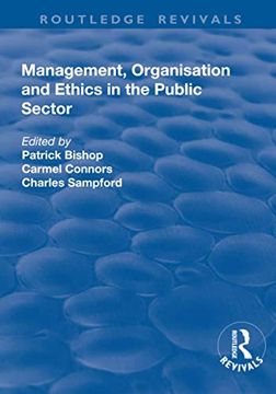 portada Management, Organisation, and Ethics in the Public Sector (en Inglés)