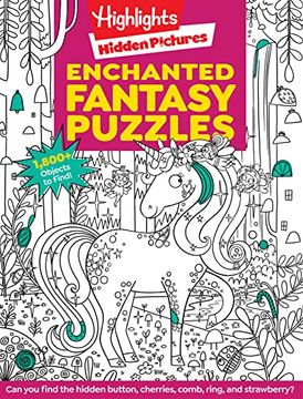 portada Enchanted Fantasy Puzzles (Highlights Hidden Pictures) (in English)