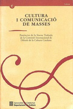 portada Cultura i Comunicacio de Masses (Catalan).