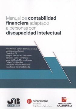 portada Manual de Contabilidad Financiera Adaptado a Personas con Discapacidad Intelectual (in Spanish)