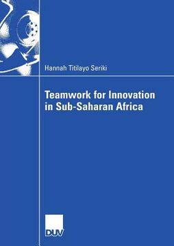 portada teamwork for innovation in sub-saharan africa (en Inglés)