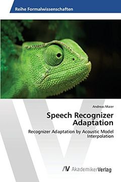 portada Speech Recognizer Adaptation
