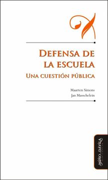 portada Defensa de la Escuela: Una Cuestión Pública (in Spanish)