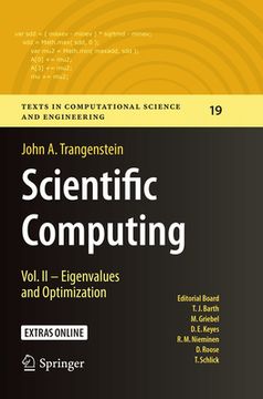 portada Scientific Computing: Vol. II - Eigenvalues and Optimization (en Inglés)